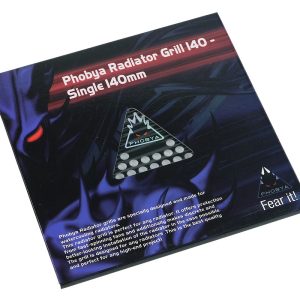 Phobya radiator grill single (140) - Hole Series - black