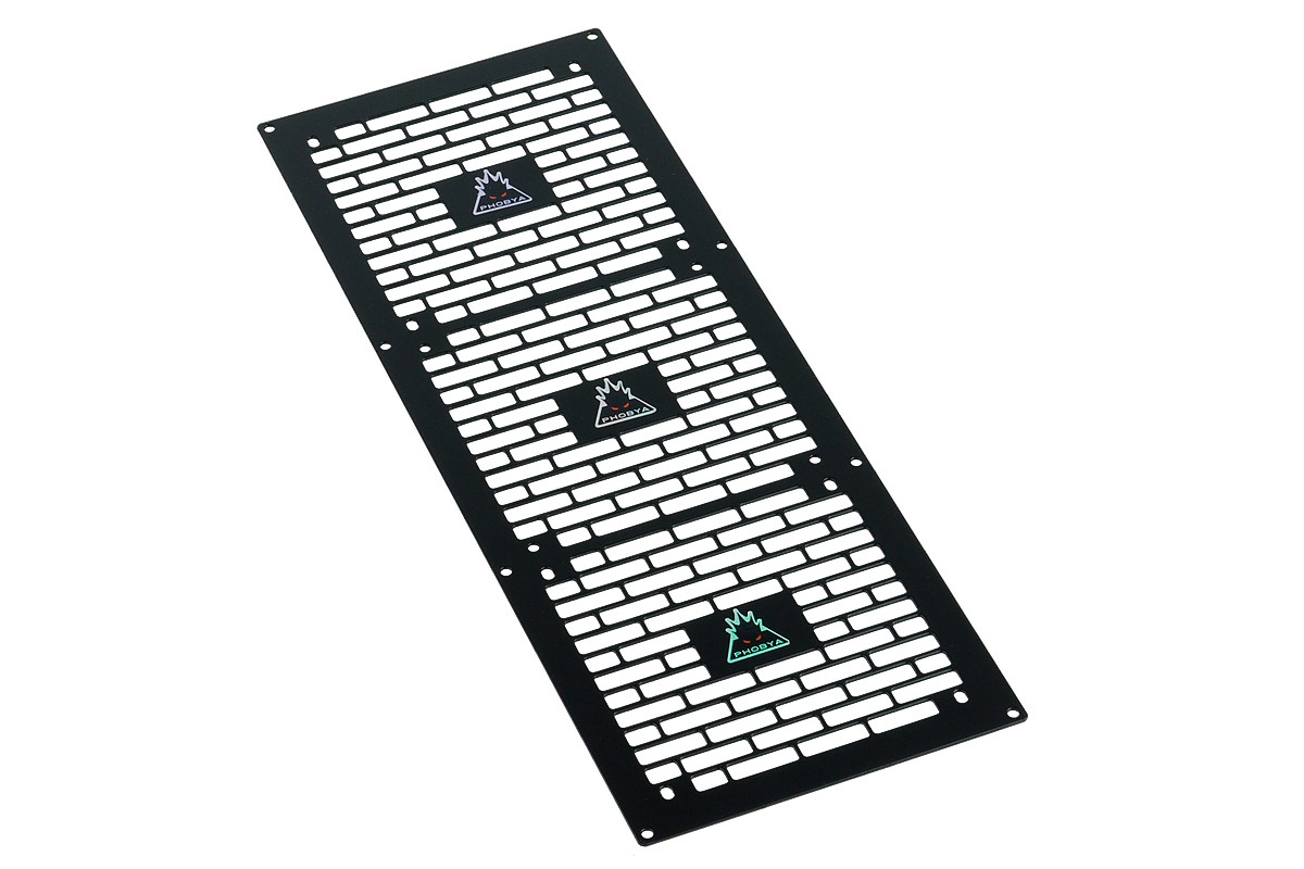 Phobya Radiator Grill Triple (420)/ Bricky Black Coating - Watercooling UK