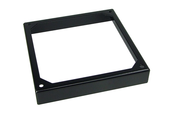 Shroud For Radiator Phobya radiator shroud 20mm for 120mm fans (black) - Watercooling UK