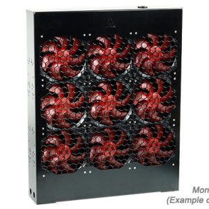 Phobya Radiator Stand - black - Bench Edition: Supernova 9x140mm/4x200/4x220