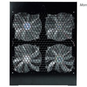 Phobya Radiator Stand - black - Bench Edition: Supernova 9x140mm/4x200/4x220