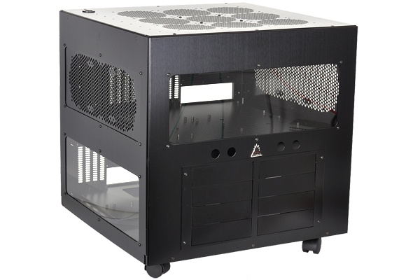 Phobya WaCoolT cube 1 medium Water Case Black - Aluminium Edition