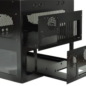 Phobya WaCoolT cube 1 medium Water Case Black - Aluminium Edition