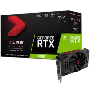 Pny Geforce RTX 3060 XLR8 Gaming Revel Epic-X RGB Single Fan, 12288 MB GDDR6