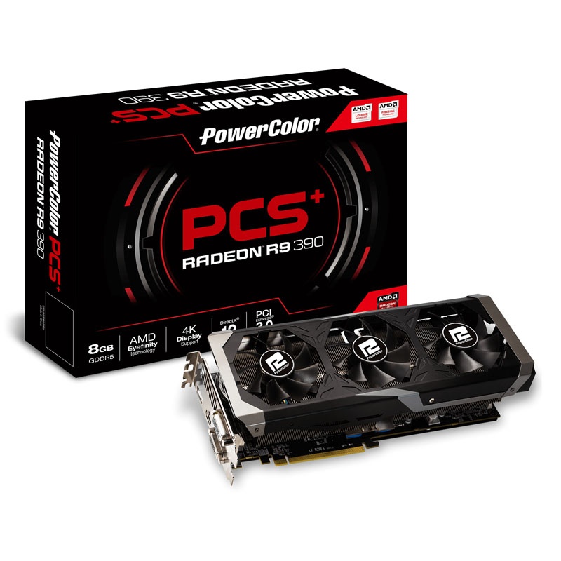 PowerColor Radeon R9 390 PCS +, 8192 MB GDDR5