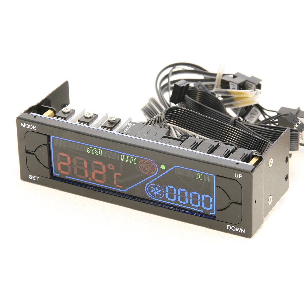 Powercool Ambience LCD Fan Controller 4 x Fan Speed/Temperature Control