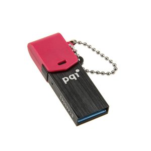 PQI Connect Series 301, USB 3.0/Micro-USB Pen Drive, Red - 64 GB