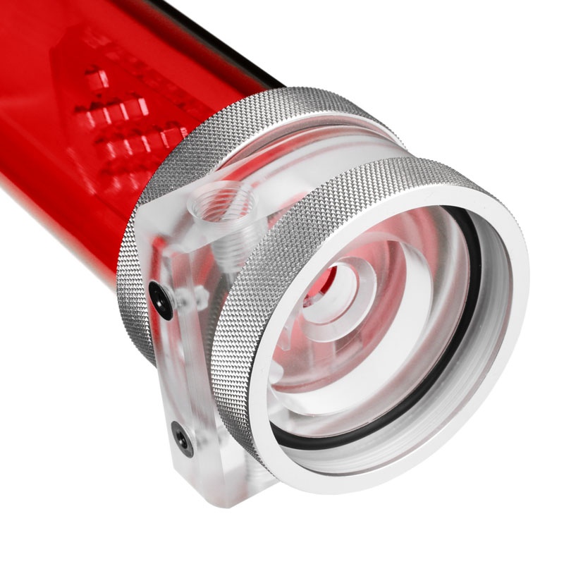 Primo Chill 240mm CTR Reservoir phase II for Laing D5 - red