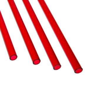 PrimoChill Acrylic Tube 13/10mm, 60cm (24inch) 4 Pack - Red