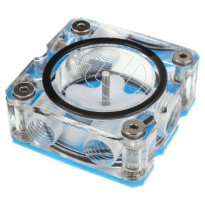 PrimoChill Vortex - Clear PMMA Flow Indicator - Clear / Light Blue