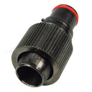 Quick release connector 16/13mm (1/2) plug - black nickel