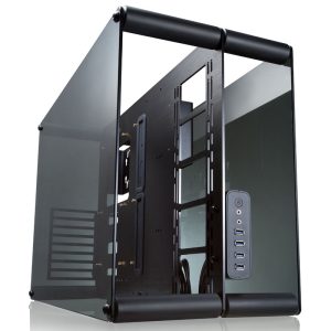 RAIJINTEK PAEAN Benchtable / Showcase - black Window