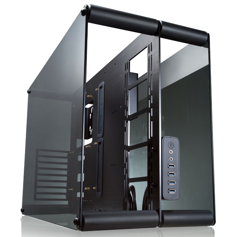 RAIJINTEK PAEAN Benchtable / Showcase - black Window