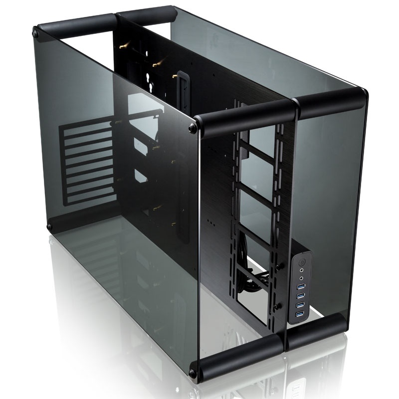 RAIJINTEK PAEAN Benchtable / Showcase - black Window