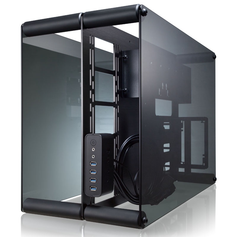 RAIJINTEK PAEAN Benchtable / Showcase - black Window
