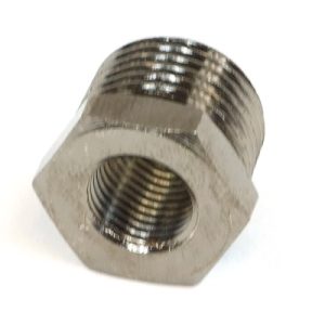 Reducing socket G1/4 to G1/2 outside thread - black nickel