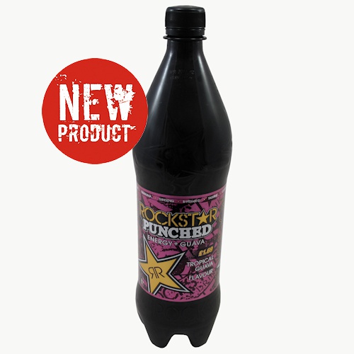 Rockstar Energy Drink Punched Guava - 1 Litre Bottle *NEW*