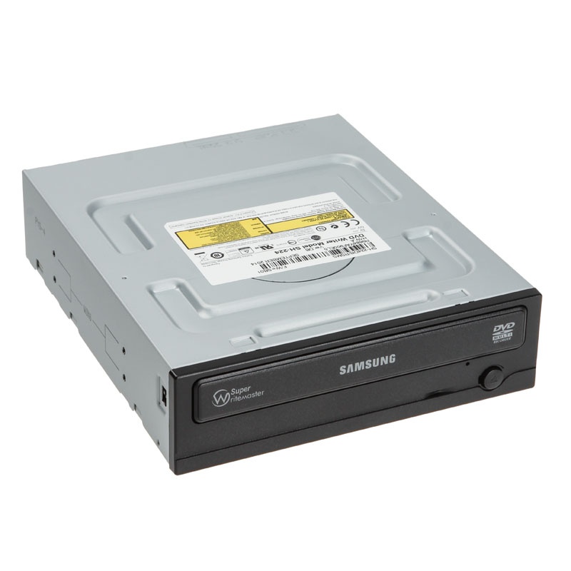 Samsung SH-224DB 5.25 inch SATA DVD writer - black, silver, white
