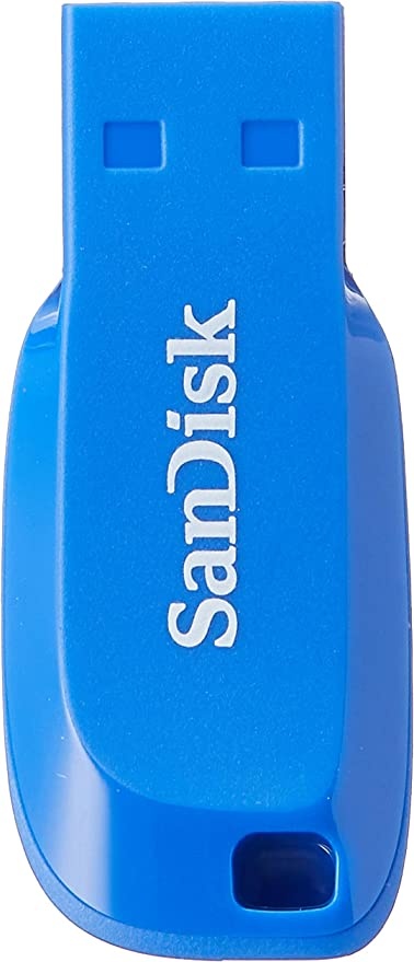 SanDisk 16GB Cruzer Blade USB Elec Blue