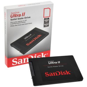 SanDisk Ultra II 2.5 Inch SSD, SATA 6G - 240GB