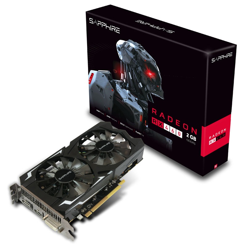 SAPPHIRE Radeon RX 460 2G, 2048MB GDDR5 - Watercooling UK