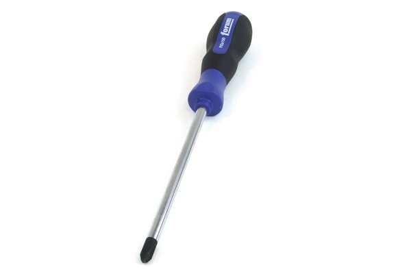 Screwdriver with socket and plastic handle - cross slit PH3