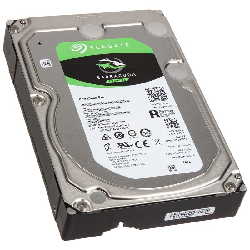 Seagate BarraCuda Pro HDD, SATA 6G, 7200RPM, 3.5 inch - 8TB