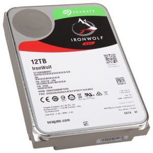 Seagate IronWolf HDD, SATA 6G, 7200RPM, 3.5 inches- 12TB