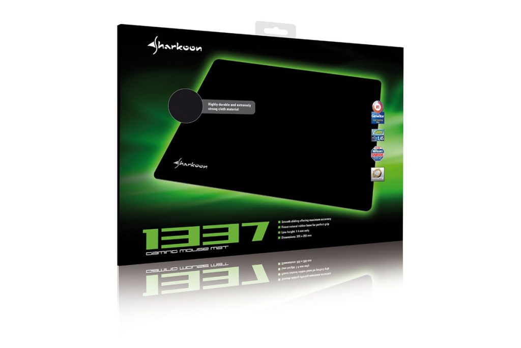 Sharkoon 1337 Gaming Mouse Mat - Black