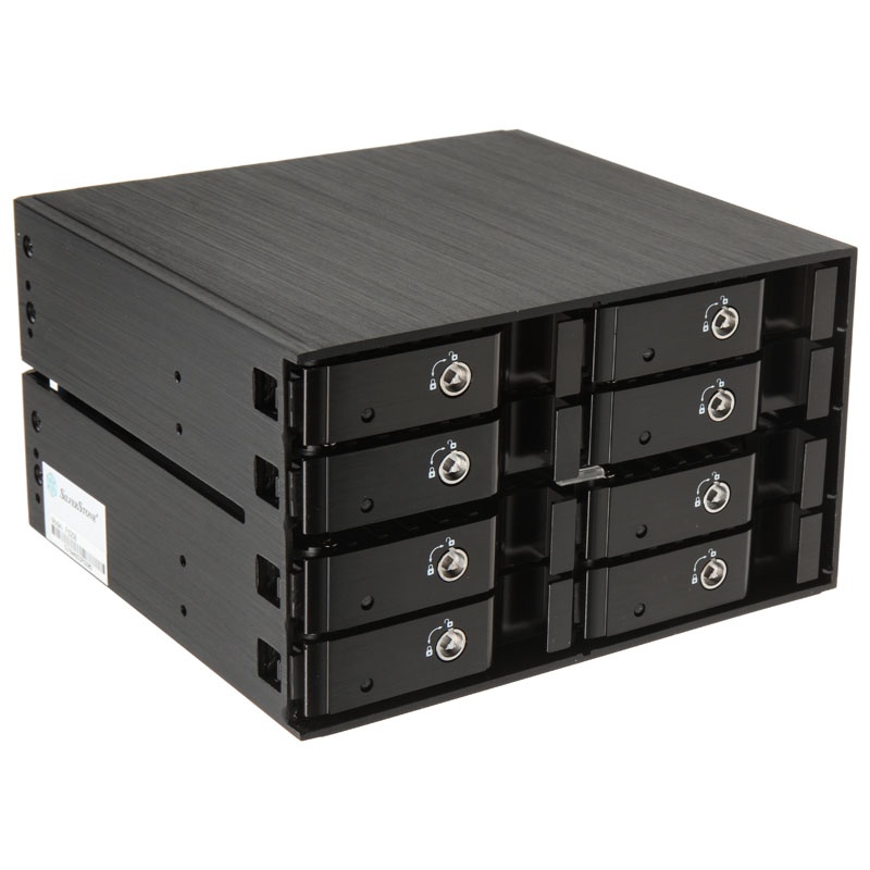 Silverstone SST-FS208B 2x 5.25-inch hot-swap for 8x 2.5-inch HDD / SSD