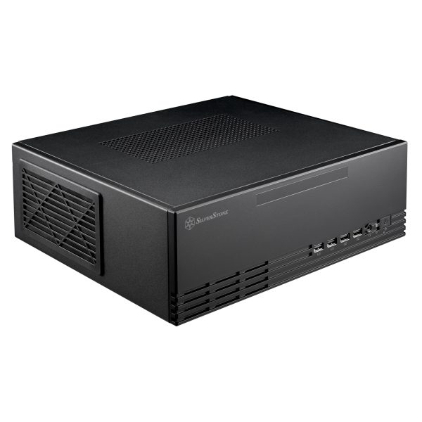 Silverstone SST-ML11B Milo Slim HTPC Micro-ATX Case – Black