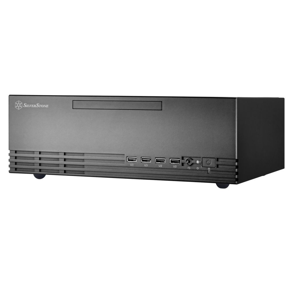 Silverstone SST-ML11B Milo Slim HTPC Micro-ATX Case - Black : image 2