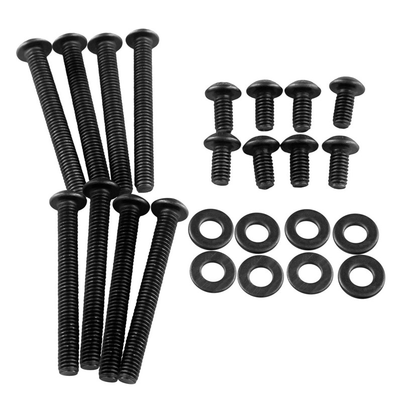 Mini Radiator Screws Singularity Computers Radiator screw kit, M4, 24 pieces - black ...