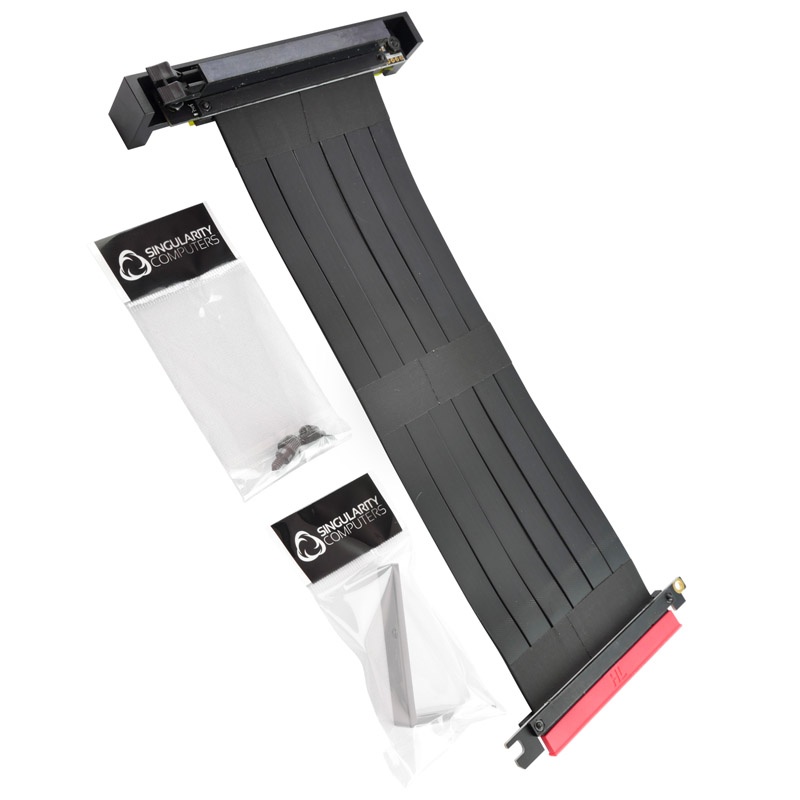 Side Mount Graphics Card Singularity Computers Specter vertical graphics card mount, incl. riser ...