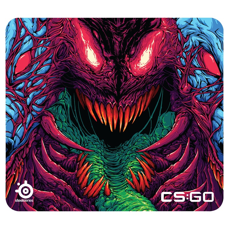 SteelSeries QcK + Mouse - CS: GO Hyperbeast Edition