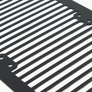 120mm Stripes Radiator Grill - Black