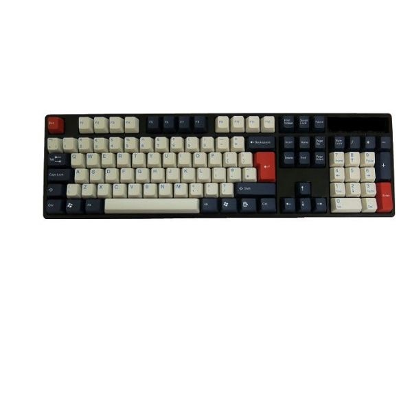 Tai-Hao ABS DoubleShot Keycaps Navy Blue UK+US Layout