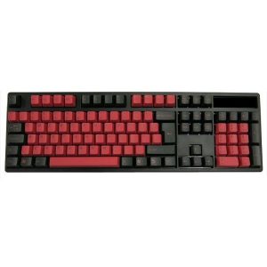 Tai-Hao PBT Double Shot Keycap Set Dark Blood ANSI+ISO