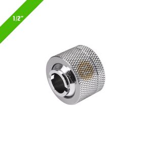 Thermaltake Pacific 1/2 x 5/8 (16/13mm) Compression Fitting - Chrome