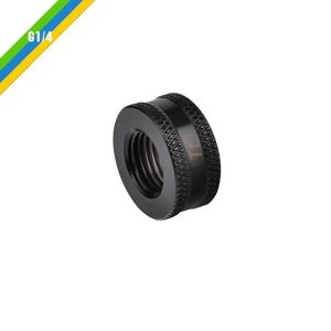 Thermaltake Pacific G1/4 Female to Female 10mm Extender Fitting - Black