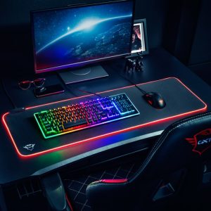 Trust Gaming Trust GXT 764 Glide-Flex mouse pad, RGB, XXL - black
