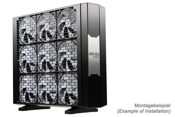 Watercool MO-RA3 360 Classic black bezel (high version)