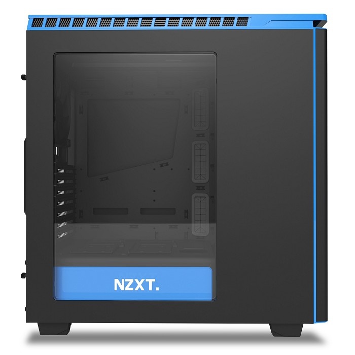 WCUK Spec 240M - Watercooled NZXT H440 ATX Case - Black / Blue