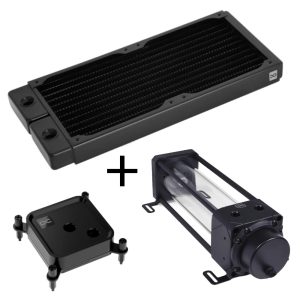 WCUK Spec Alphacool NexXxos 240mm, D5 Apex, Core Kit Bundle