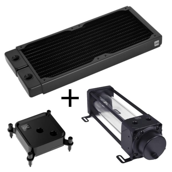 WCUK Spec Alphacool NexXxos 240mm, D5 Apex, Core Kit Bundle