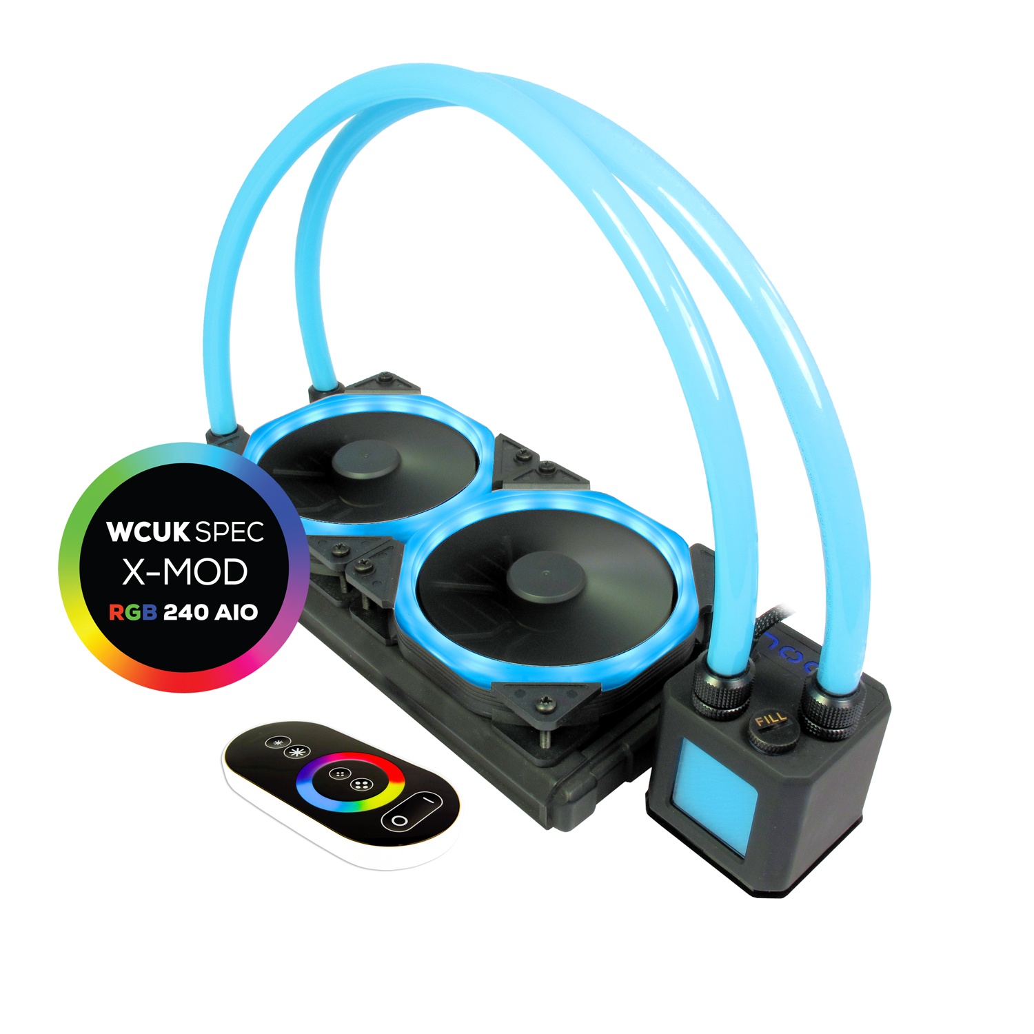 WCUK Spec X-MOD 240mm Custom RGB AIO Watercooling Kit - Watercooling UK