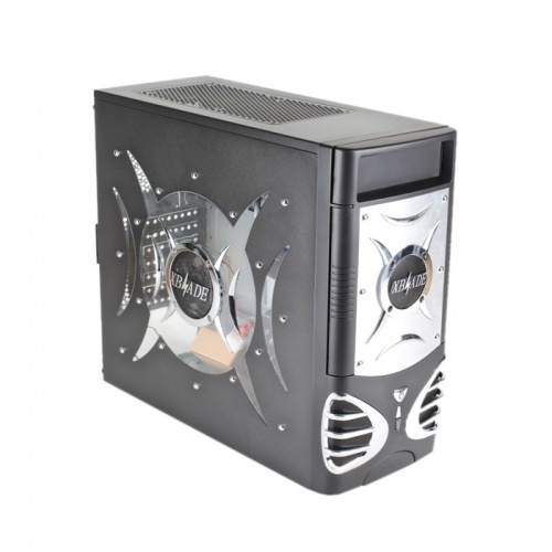 WCUK Starter X-Blade 120 Watercooled Tower Case - Black - Blue LED