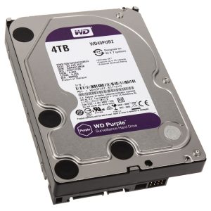 Western Digital Purple, SATA 6G, Intellipower, 3.5 Inch - 4TB