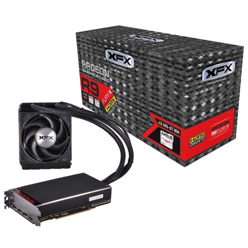 XFX Radeon R9 Fury X, 4096 MB High Bandwidth Memory (HBM) - Watercooling UK