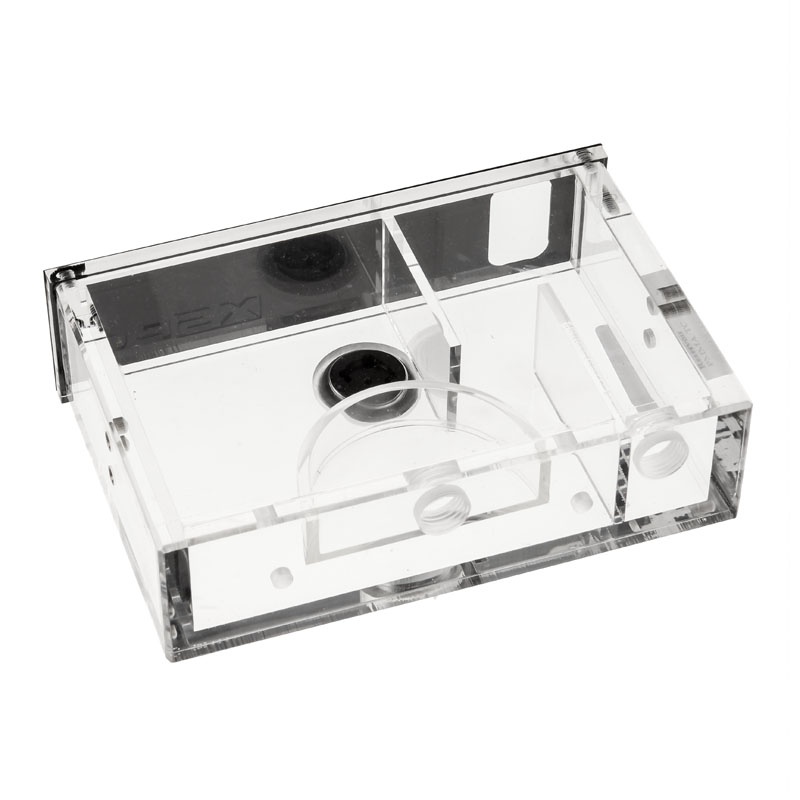 XSPC DDC Single Bay Reservoir V2 for 1x 5,25 inch, Alu Front